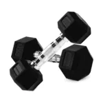 GravoMax 1kg Rubber Hex Dumbbell | Gym Equipment NZ