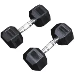 GravoMax 20kg Rubber Hex Dumbbell | Gym Equipment NZ