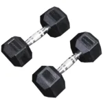 GravoMax 25kg Rubber Hex Dumbbell | Gym Equipment NZ