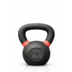8KG Cast Iron Kettlebell By GravoMax Fitness