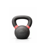 8KG Cast Iron Kettlebell Logo Side