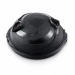 GravoMax black half balance ball with elastic resistance straps for core training