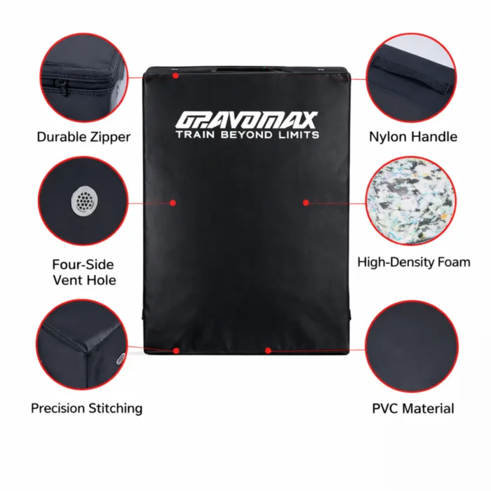 GravoMax Barbell Drop Mats (Pair) | Weightlifting Crash Pads NZ