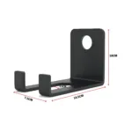 Dimension of GM Series Vertical Single Bar Hanger by GravoMax Fitness
