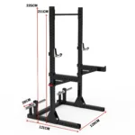 Dimension of Squat Rack By GravoMax Fitness