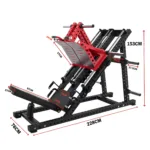 Dimension of leg press machine By GravoMax Fitness