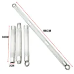 Dimensions of Double Hook Lat Pull Down Bar