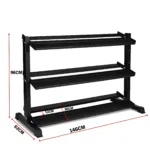 Dimensions of heavy duty dumbbell rack