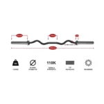 Gravomax Elite EZ Curl Bar Details
