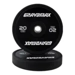 A Pair of 20KG GravoMax Olympic Bumper Weights