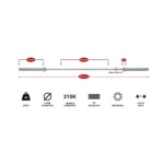 Gravomax Monkey King Olympic Training Barbell 20kg Details