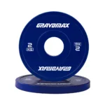 A pair of 2 kg Olympic Increment Plates