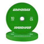 A Pair 10KG GravoMax Colour Olympic Bumper Weights
