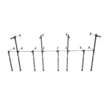 4 Bay Wall Mounted Mast Rig CrossFit Rig