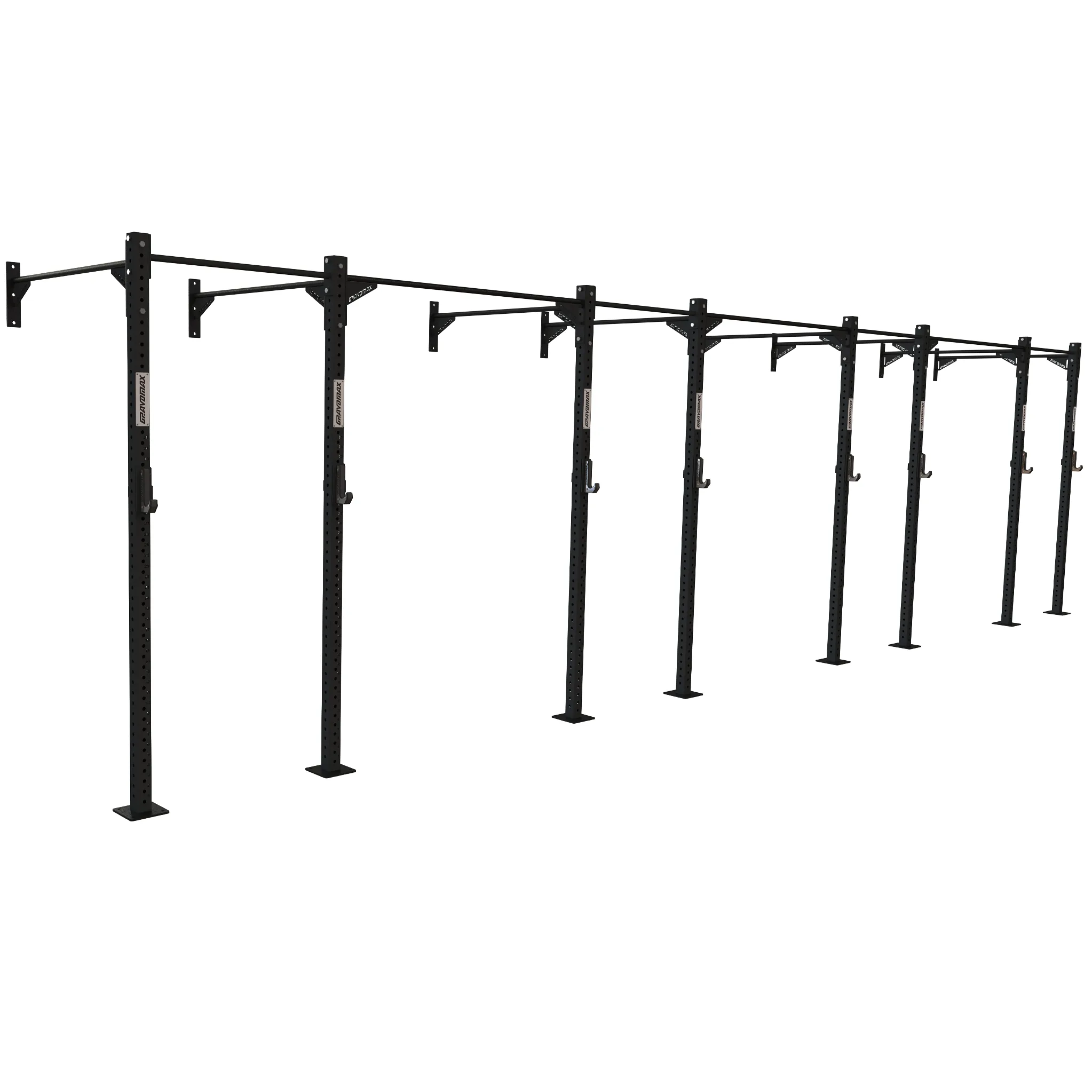 GravoMax 4 bay heavy duty commercial wall mounted rig for large CrossFit and functional fitness gyms New Zealand