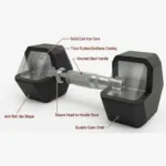 Internal Design of Hex Dumbbells By GravoMax Fitness