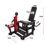 Leg Curl and Extension Diamensions Detials