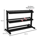 Size of the dumbbell rack