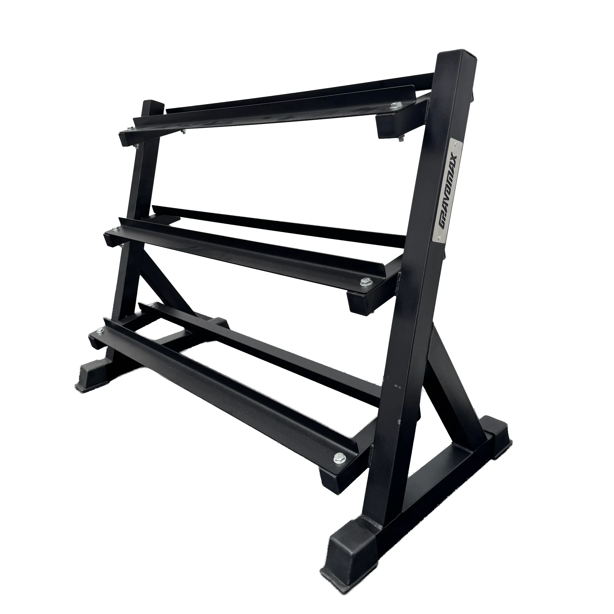 Three tire dumbbell Rack GravoMax Fitness