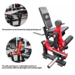 different positions of leg curl machine