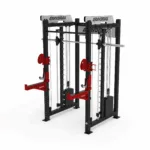 All-in-one Multifunction Smith Machine With Crossover Cable Red