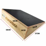 Dimension of Wooden Slant Board Squat Wedge By GravoMax Fitness