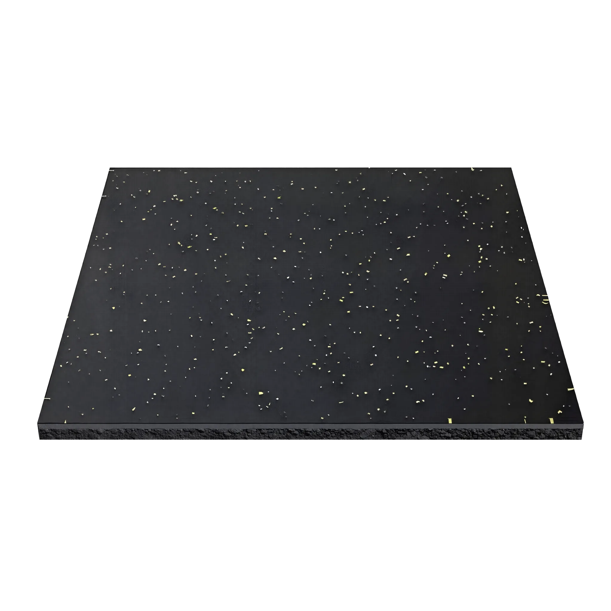 Rubber flooring mats yellow dots Gym Flooring Mats