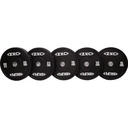 ZKC Rubber Bumper Plates 5KG to 25KG