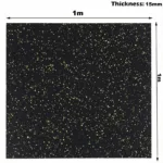 size of the rubber mats 15mm