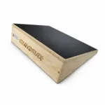GravoMax professional wooden slant board with non-slip surface for calf stretching and slant squats.