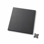 GravoMax 50x50cm commercial rubber gym mat with smooth easy-clean surface