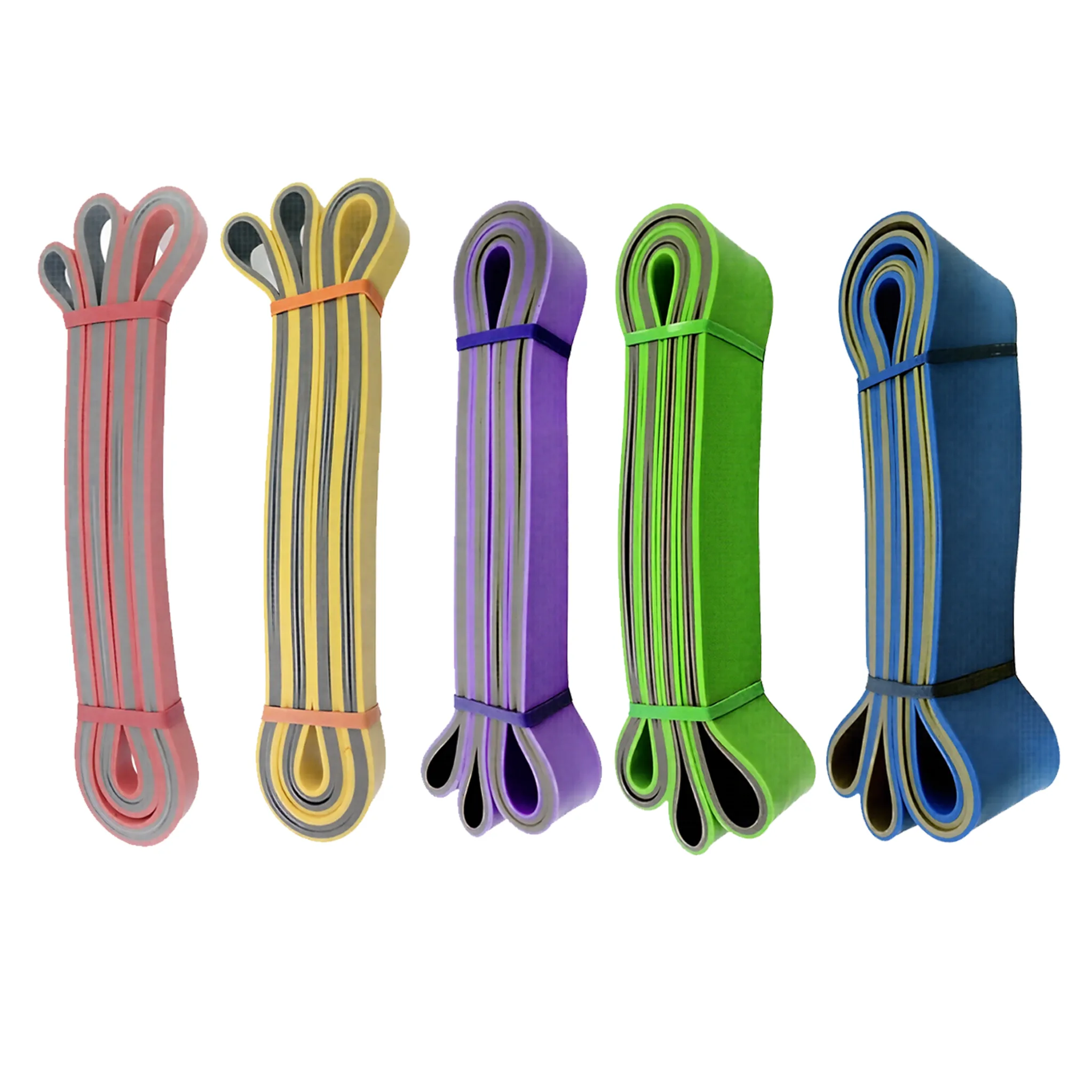 Resistance Bands 5 Pack Full Range Resistance Bands 5 Pack Full Range by GravoMax Fitness