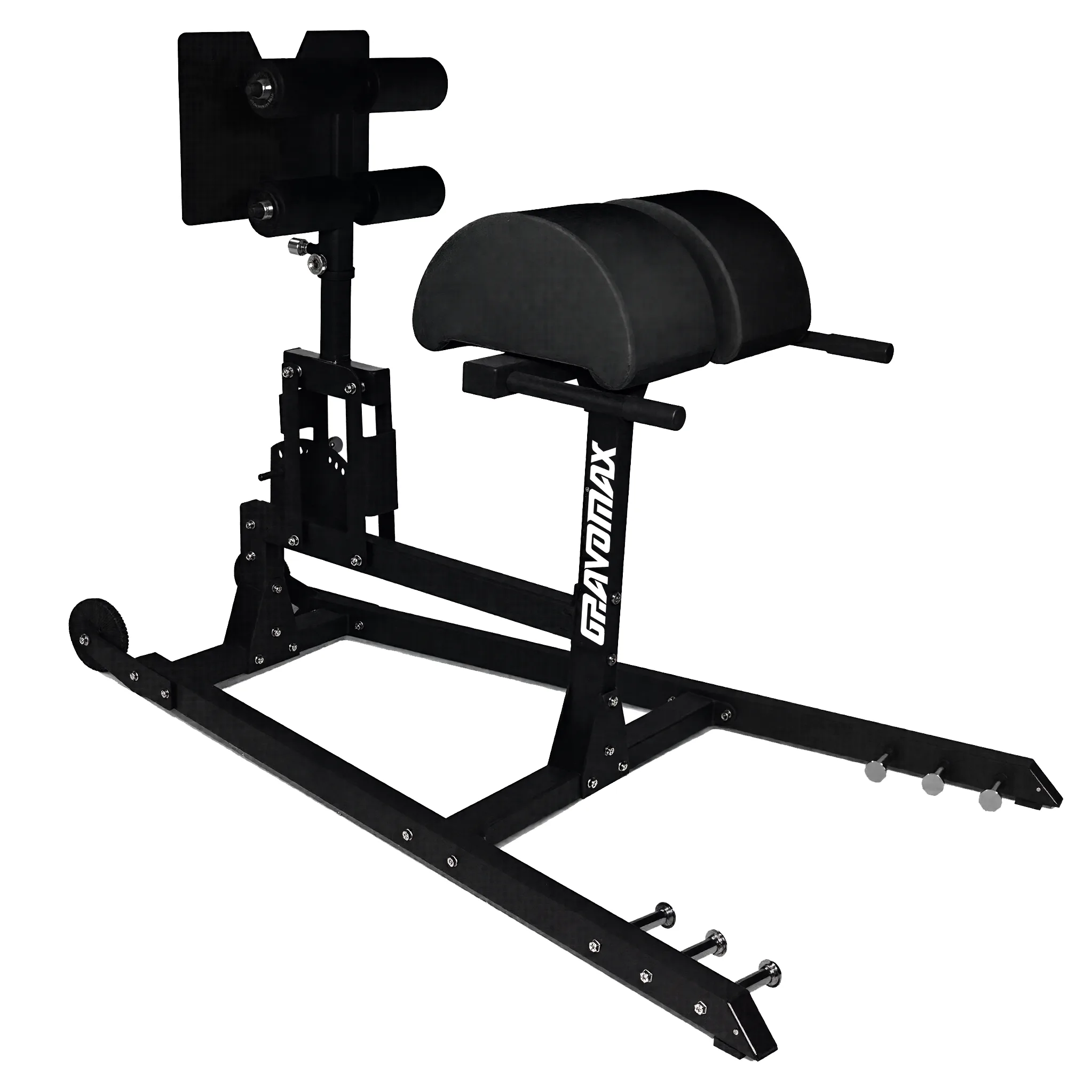 back extension bench Glute Hamstring Developer X2 by GravoMax Fitness