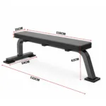Dimensions of home gym flat bench by GravoMax Fitness