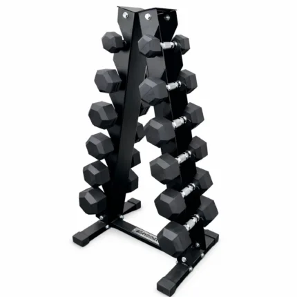 Hex Dumbbells with Rack Beginner Set