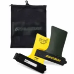 Non slip pull up grips for bar training with breathable carry bag