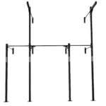 GravoMax 2 bay wall mounted mast rig featuring 4.5m tall uprights for group CrossFit classes New Zealand