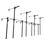 GravoMax 4 bay wall mounted mast rig featuring 4.5m tall uprights for large CrossFit teams New Zealand