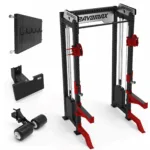 Cable machine package dual functional trainer with GravoMax storage add-ons New Zealand