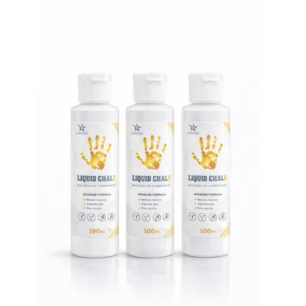 GravoMax Liquid Chalk 100ml (3-Pack) | No-Mess Gym Chalk