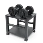 GravoMax high-quality 24kg quick adjustable dumbbell set with heavy-duty storage stand Auckland NZ