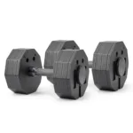 GravoMax 40kg heavy duty quick adjustable dumbbells with twist handle weight selection