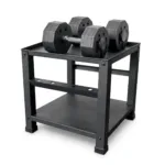 GravoMax high-quality 40kg quick adjustable dumbbell set with heavy-duty storage stand Auckland NZ