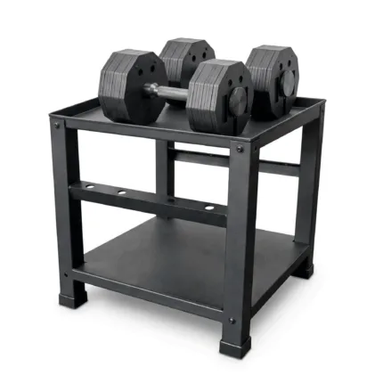 GravoMax high-quality 40kg quick adjustable dumbbell set with heavy-duty storage stand Auckland NZ
