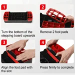 Adjust the height of step