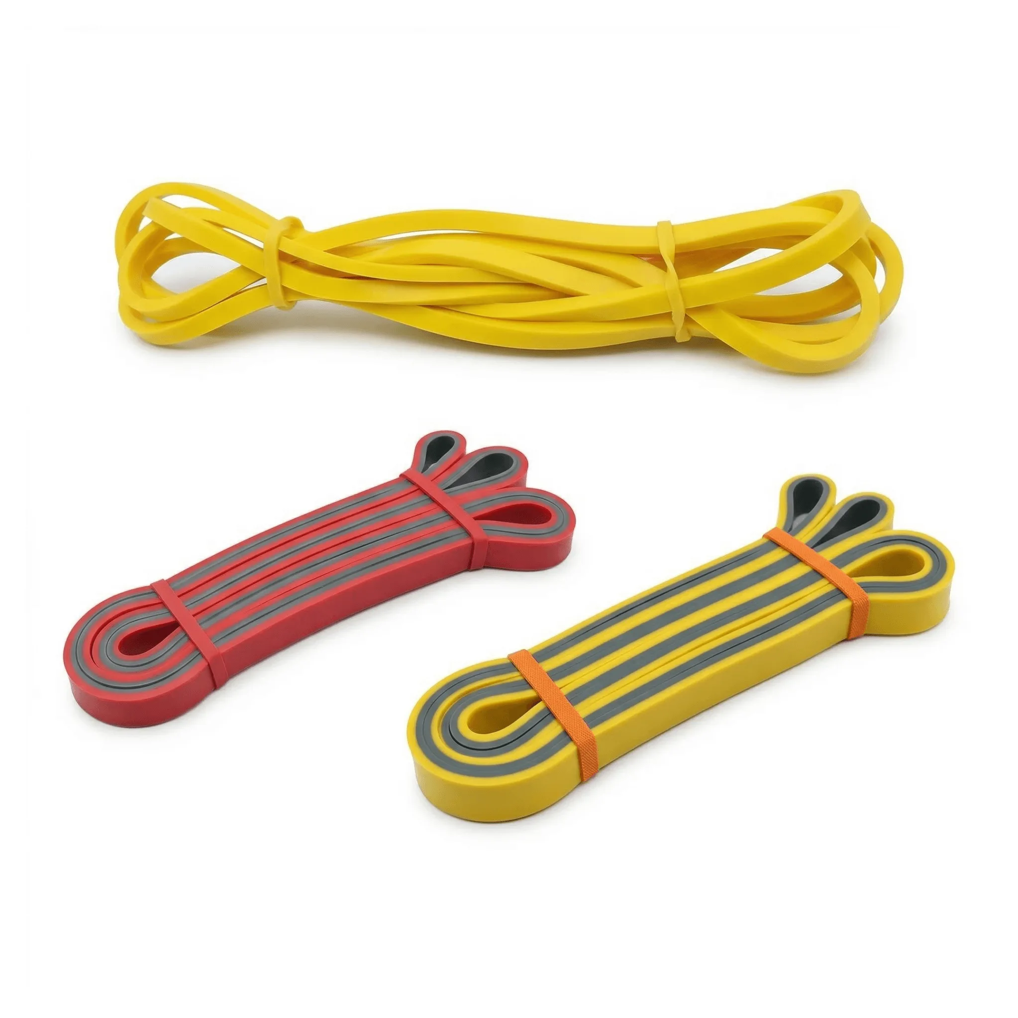 Beginner level resistance bands package GravoMax 3-piece light power resistance band set 6.4mm 13mm 21mm for New Zealand mobility training