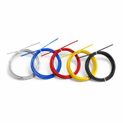 Skipping rope replacement cable 3m universal speed wire in silver blue red yellow and black GravoMax NZ