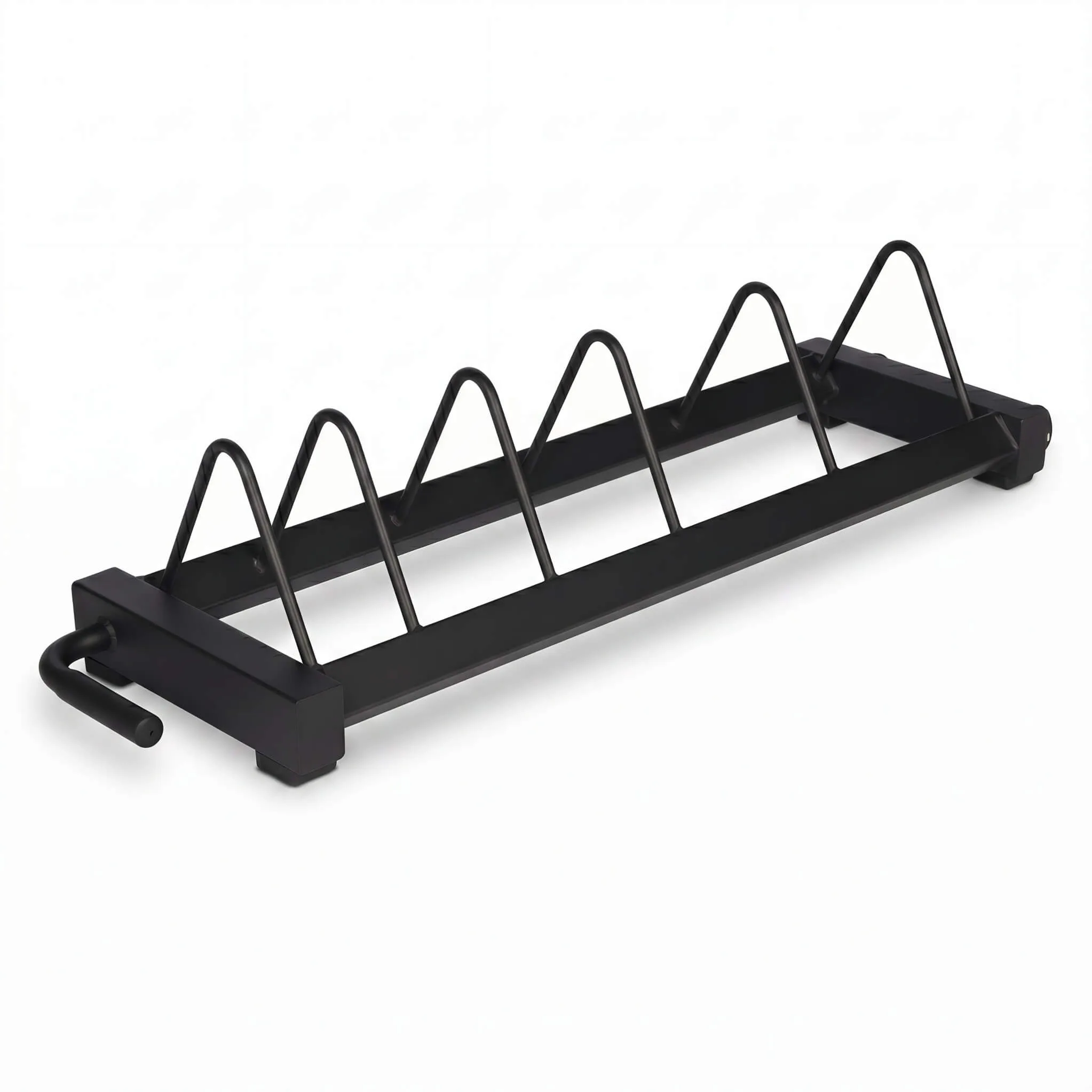 Weight Plates Tray GravoMax horizontal bumper plate storage rack with 600kg capacity