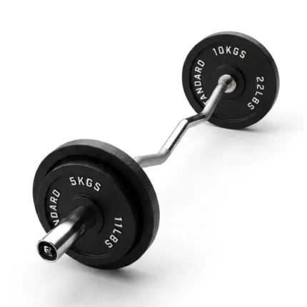 1.2m Curl Barbell with 30kg Plates