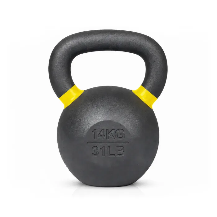 14KG Cast Iron Kettlebell | Premium Powder Coated | GravoMax